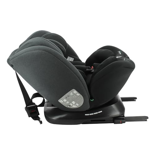 Siège Auto Nania Dune I-Size Pivotant 360° - Groupe 0/1/2/3 (40-150 Cm) - ISOFIX, Inclinable, Appui-tête Réglable - 6
