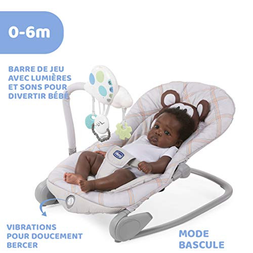 Transat Balloon Chicco évolutif - Bercer, Relaxer Et Amuser Bébé De 0 à 18 Kg