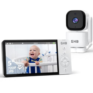GHB Babyphone Cémera 7 Écran IPS HD Rotation 350° VOX Review: Le
