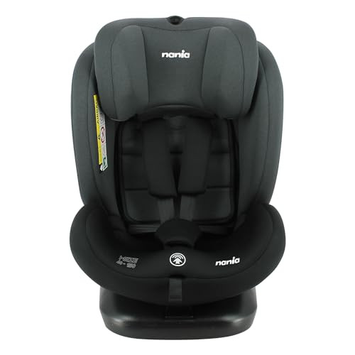 Siège Auto Nania Dune I-Size Pivotant 360° - Groupe 0/1/2/3 (40-150 Cm) - ISOFIX, Inclinable, Appui-tête Réglable - 10