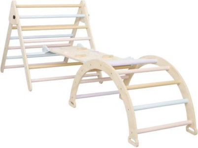 Fitwood Luoto klimboog 2.0 - wit/hout - Love Studio | baby & kids Fitwood Luoto klimboog 2.0 - wit/hout - Love Studio | baby & kids