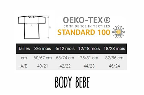 Body Bébé "Je M'en Bats Les Couches" - 100% Coton, Taille 3-6M, Blanc, Manches Longues, Boutons-pression