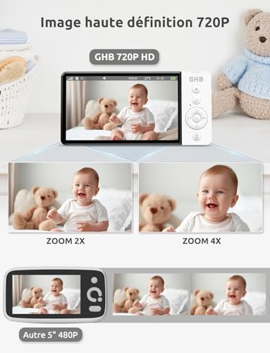 Babyphone Vidéo écran 2.8 Pouces Babyphone OBVHNUA 2,8 Pouces Écran LCD 720P - Vision Nuit Zoom 4x VOX 8 Berceuses Capteur Température écran Bébé 2.8 Pouces Babyphone Vidéo écran 2.8 Pouces Babyphone OBVHNUA 2,8 Pouces Écran LCD 720P - Vision Nuit Zoom 4x VOX 8 Berceuses Capteur Température écran Bébé 2.8 Pouces
